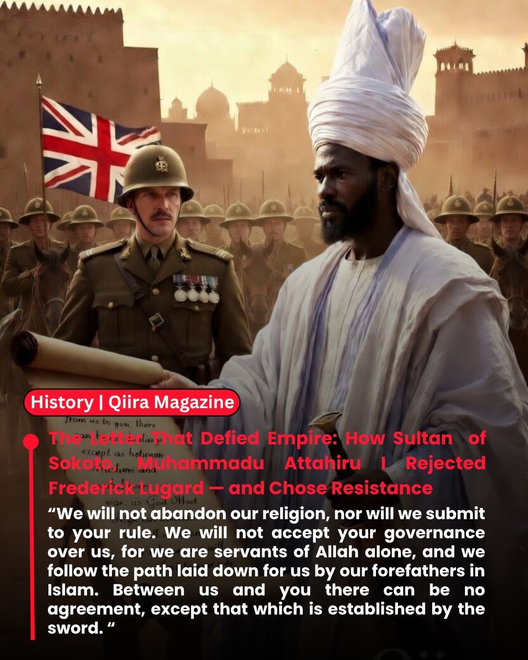 The Letter That Defied Empire: How Muhammadu Attahiru I’s Quiet Resolve Shattered Frederick Lugard’s Ultimatum